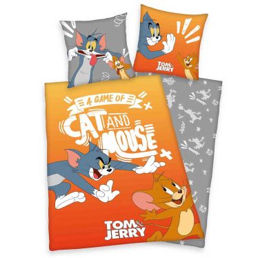 Wende-Bettwäsche Herding "Tom & Jerry"