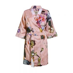 Kurz-Kimono Essenza "Fleur rose"